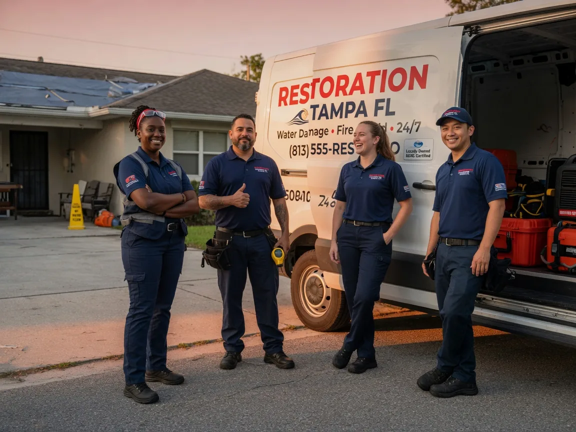 Water Damage Restoration company in Bahama, NC